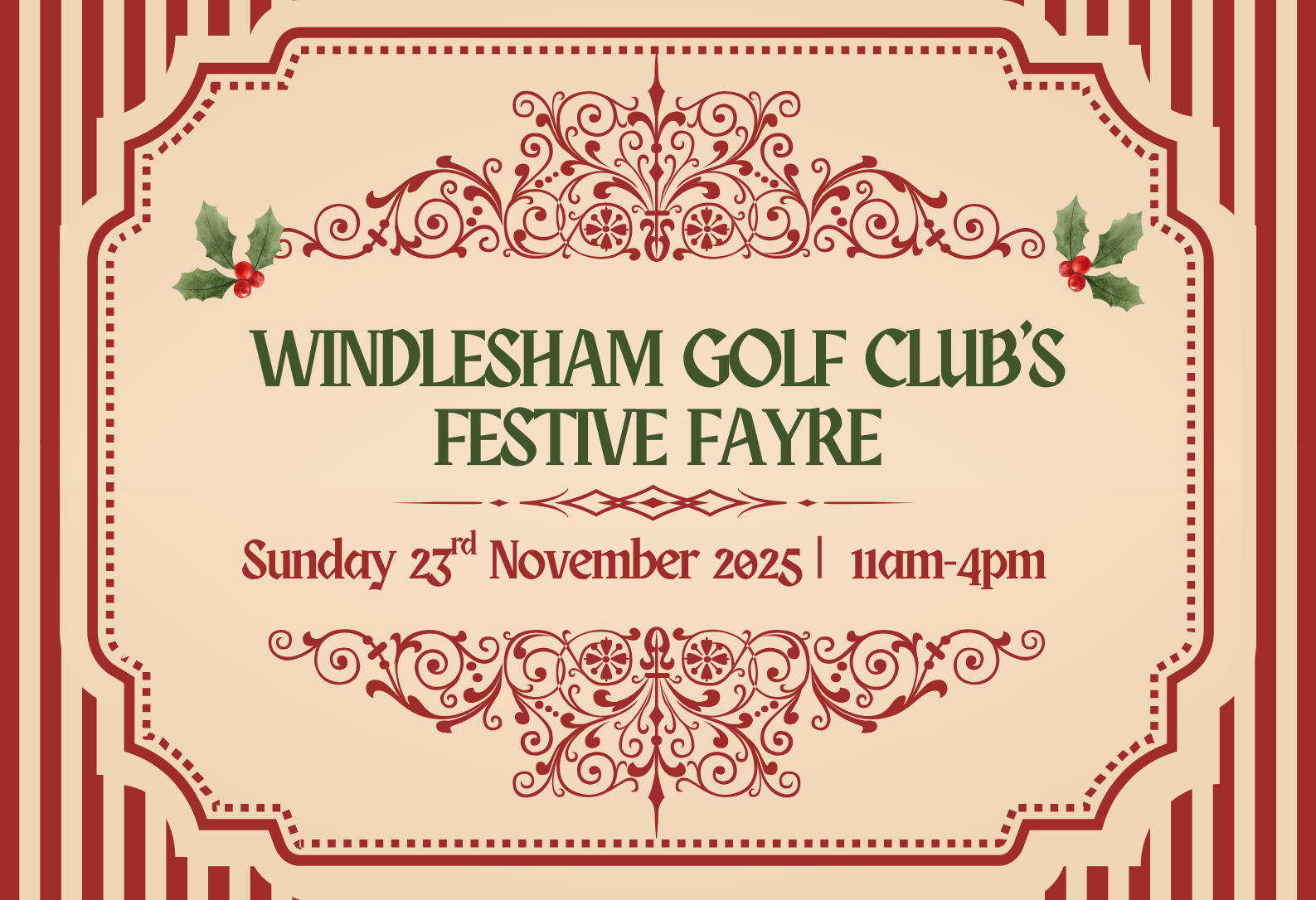 Christmas Fayre Banner